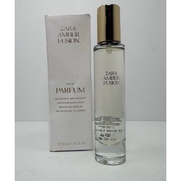 Zara Amber Fusion Women 30ml 1.01 fl oz Eau De Parfum New Open Box - Picture 1 of 3